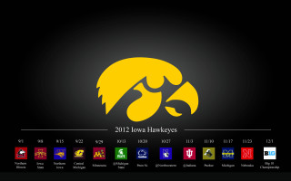 Black background yellow white logo 4 - poster free wallpaper