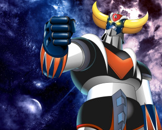 Cartoon character big fist sky - his hand and a sky background free wallpaper