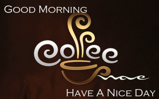 Coffee cup swirly good morning 2 - nice free wallpaper