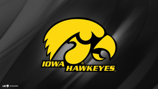 Iowa hawks logo black background - bird free wallpaper