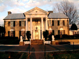 Large house gate gated area - a. b. jackson free wallpaper