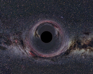 Black hole galaxy stars center - a black hole in the center free wallpaper