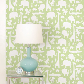 Lamp table elephants wall clock - a wall free wallpaper