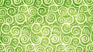 Green white background swirls dots - a silk screen free wallpaper