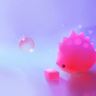 Pink toy bubble purple blue - purple free wallpaper