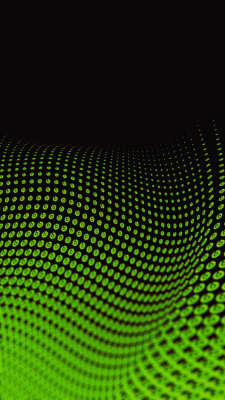 Green black circles pattern white - clean free wallpaper