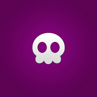 Skull eyes purple background shadow - a skull free wallpaper