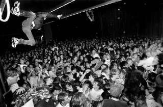 Man skateboard air crowd concert - a concert free wallpaper
