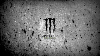Black white monster logo concrete - a concrete wall free wallpaper