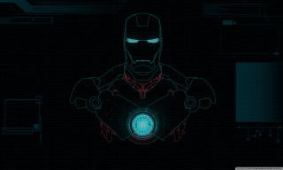 Man suit clock dark room - his hand in free wallpaper
