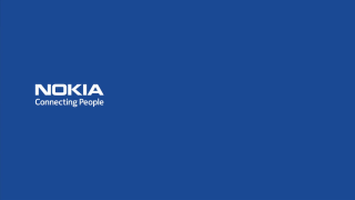 Blue background nokia connecting people - the bottom of the image free wallpaper