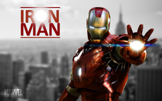 Iron man suit glowing hand - marvel comic free wallpaper