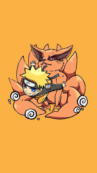 Cartoon character gun demon back - an anime drawing free wallpaper