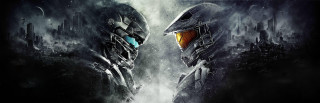 People suits city background sky - two person free wallpaper