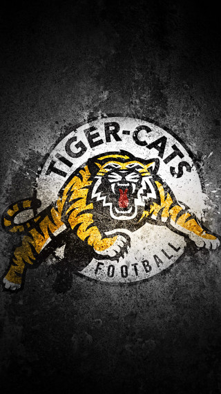 Tiger logo football black background - a tiger free wallpaper