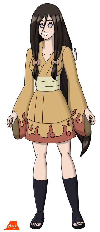 Cartoon character long hair dress - a purse free wallpaper