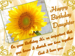 Happy birthday card sunflower daughter - a happy birthday card free wallpaper
