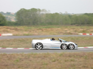 Silver sports car race track 9 - a race track free wallpaper