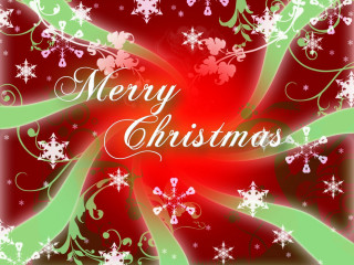 Merry christmas snowflakes santa hats - merry free wallpaper