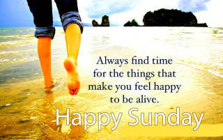Walking on the beach quote - alive free wallpaper