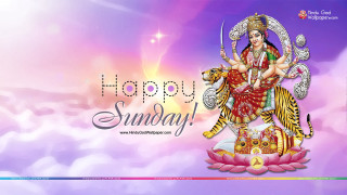 Happy sunday ganesha purple border - happy free wallpaper