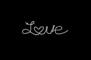 Black background love white chalk - chalk art free wallpaper