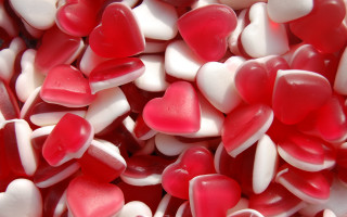 Red white hearts table blue - boetius adamsz bolswert free wallpaper
