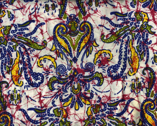 Colorful birds flowers blood splatter - streak free wallpaper