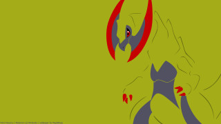 Woman red circle green background - daryush shokof free wallpaper