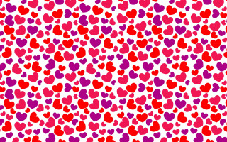 Hearts white red purple background - mosaic free wallpaper