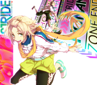 Blonde girl yellow scarf tower - a tower free wallpaper