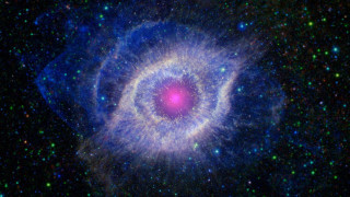 Large blue object space stars 3 - a photo free wallpaper