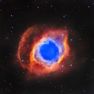 Blue ring black sky stars - eden box free wallpaper