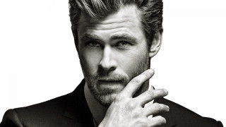 Bearded man suit hand chin - a beard and a suit free wallpaper