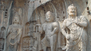 Statues group men women stone - emperor huizong of song free wallpaper