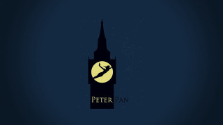 Clock tower person yellow moon - a clock tower free wallpaper