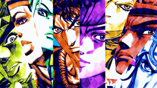 Diverse group colored faces hair - a pop art painting free wallpaper