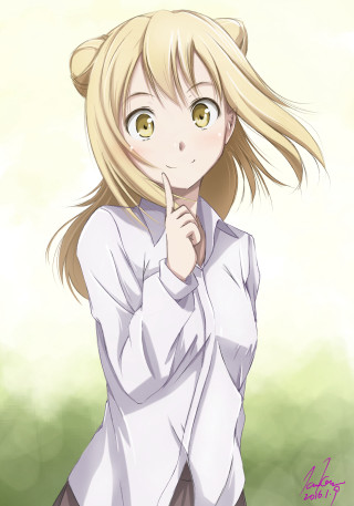Girl blonde hair white shirt 2 - a white shirt free wallpaper