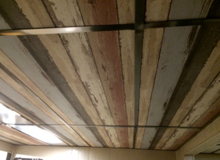 Bathroom toilet wooden ceiling window - a toilet free wallpaper