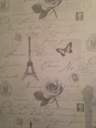 Stamps rose butterfly wall decorative - modern european ink painting free wallpaper