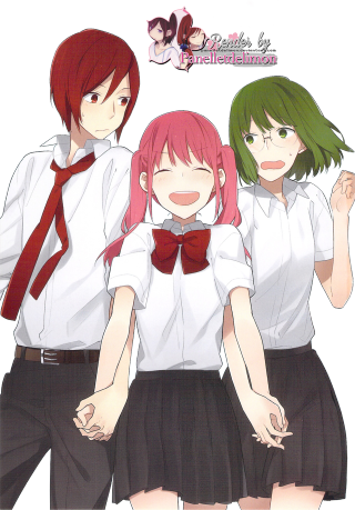 Anime girls red hair green 3 - green hair free wallpaper