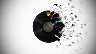 Record broken glass lightning effect - effect free wallpaper