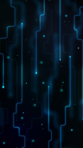 Dark blue background lines dots - dark background free wallpaper