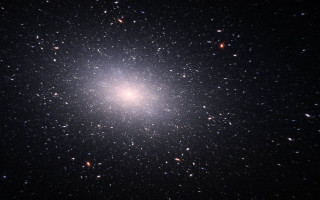 Bright white object dark sky 2 - galaxy free wallpaper