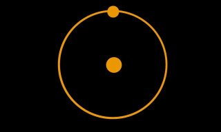 Black background yellow circle two - a minimalist painting free wallpaper