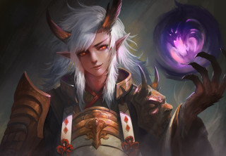 Male character horns ball demon - horn free wallpaper