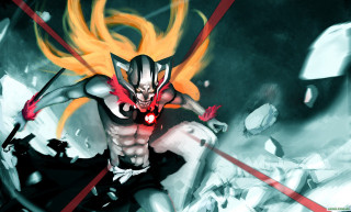 Man sword demon yellow hair - tail free wallpaper