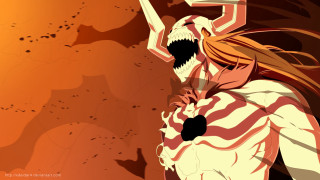 Woman long hair demon face - cel free wallpaper