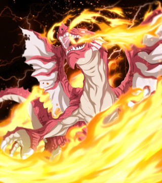 Dragon fire wings spread head - dragon art free wallpaper