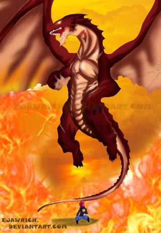 Dragon bike fire sky autumn - sky free wallpaper